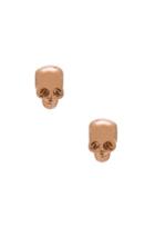 Givenchy Skull Earrings In Metallics