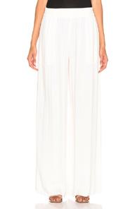 Raquel Allegra Wide Leg Pant In Stripes,white