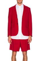 Raf Simons Small Fit Blazer In Red