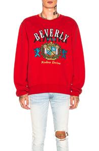 Amiri Beverly Hills Crewneck In Red