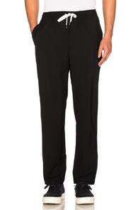 Second/layer Elastic Waist Trousers In Black