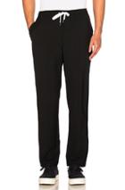 Second/layer Elastic Waist Trousers In Black
