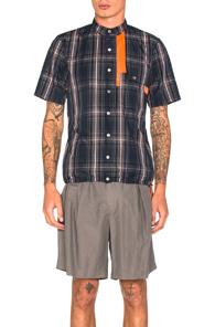 Kolor Beacon Tartan Shirt In Blue,checkered & Plaid