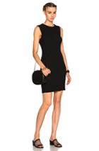 James Perse Ribbed Shell Dress In Black