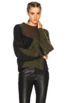 Isabel Marant Etoile Daryl Arty Knit Sweater In Brown,green,gray