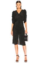 Sea Cecile Ruched Lady Dress In Black