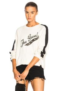 The Great Crop Logo Sweatshirt In Neutrals
