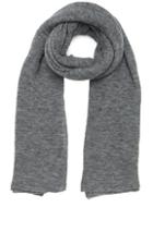 Isabel Marant Zephyr Cashmere Scarf In Gray