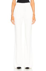 Victoria Beckham Flared Trousers In White