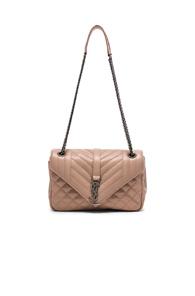 Saint Laurent Medium Envelope Chain Bag In Neutrals