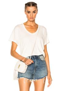 The Great U-neck Tee In White