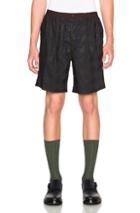 Kolor Check Shorts In Abstract,brown