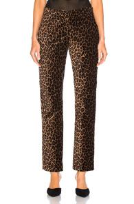 A.l.c. Marina Leopard Harrison Pant In Animal,brown