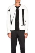 Valentino Vltn Hoodie In Black,white