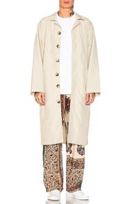 Paria Farzaneh Military Man Mac Coat In Green