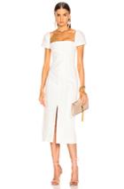 Brock Collection Square Neck Dress In White