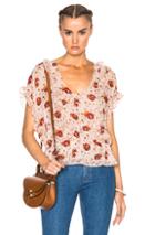 Ulla Johnson Lief Top In Pink,floral