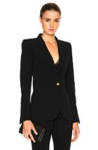 Barbara Bui Classic Cady Blazer In Black