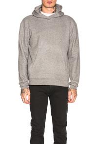 John Elliott Oversized Crewneck Hoodie In Gray