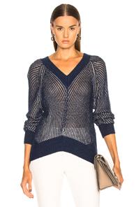 Rag & Bone Jamie V-neck In Blue