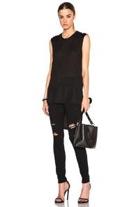 Rag & Bone Riley Sleeveless Top In Black