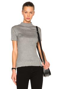 Rag & Bone/jean Tri Rib Top In Gray