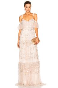 Needle & Thread Supernova Dress In Pink