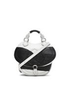 Maison Margiela Saddle Bag In Black,white