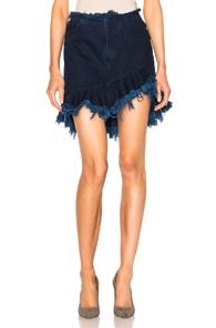Marques ' Almeida Denim Mini Skirt In Blue