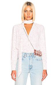 Equipment Haty Top In Abstract,red,white