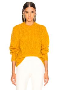 Isabel Marant Ivah Sweater In Yellow