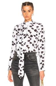 Equipment Carleen Top In Floral,white