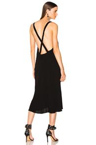 Haider Ackermann Midi Camisole Dress In Black