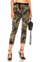 History Repeats Cargo Pant In Green,abstract
