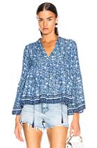 Natalie Martin Jerusha Top In Abstract,blue