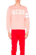Gcds Logo Sweatshirt In Pink
