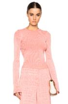 Stella Mccartney Ribs Jumper In Pink,orange