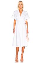 Equipment Nauman Dress In White