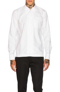 Kolor Open Collar Pocket Shirt In White