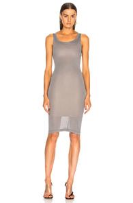 Rick Owens Membrane Dress In Gray