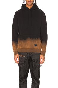 Marcelo Burlon Tie Dye Hoodie In Black,ombre & Tie Dye