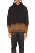 Marcelo Burlon Tie Dye Hoodie In Black,ombre & Tie Dye