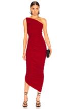 Norma Kamali Diana Gown In Red