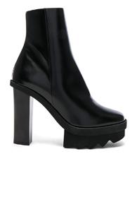 Stella Mccartney Platform Ankle Boots In Black