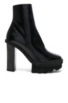 Stella Mccartney Platform Ankle Boots In Black