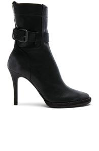 Haider Ackermann Buckle Leather High Heel Boots In Black