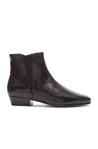 Isabel Marant Etoile Patsha Lennon Leather Boots In Black