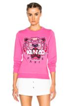 Kenzo Tiger Sweatshirt In Pink