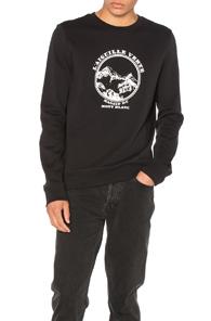 A.p.c. Aigulle Verte Sweatshirt In Blue