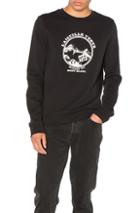 A.p.c. Aigulle Verte Sweatshirt In Blue